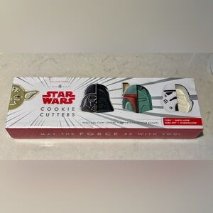 NIB Star Wars Cookie Cutters Williams Sonoma Darth Vader Bobba Fett Yoda